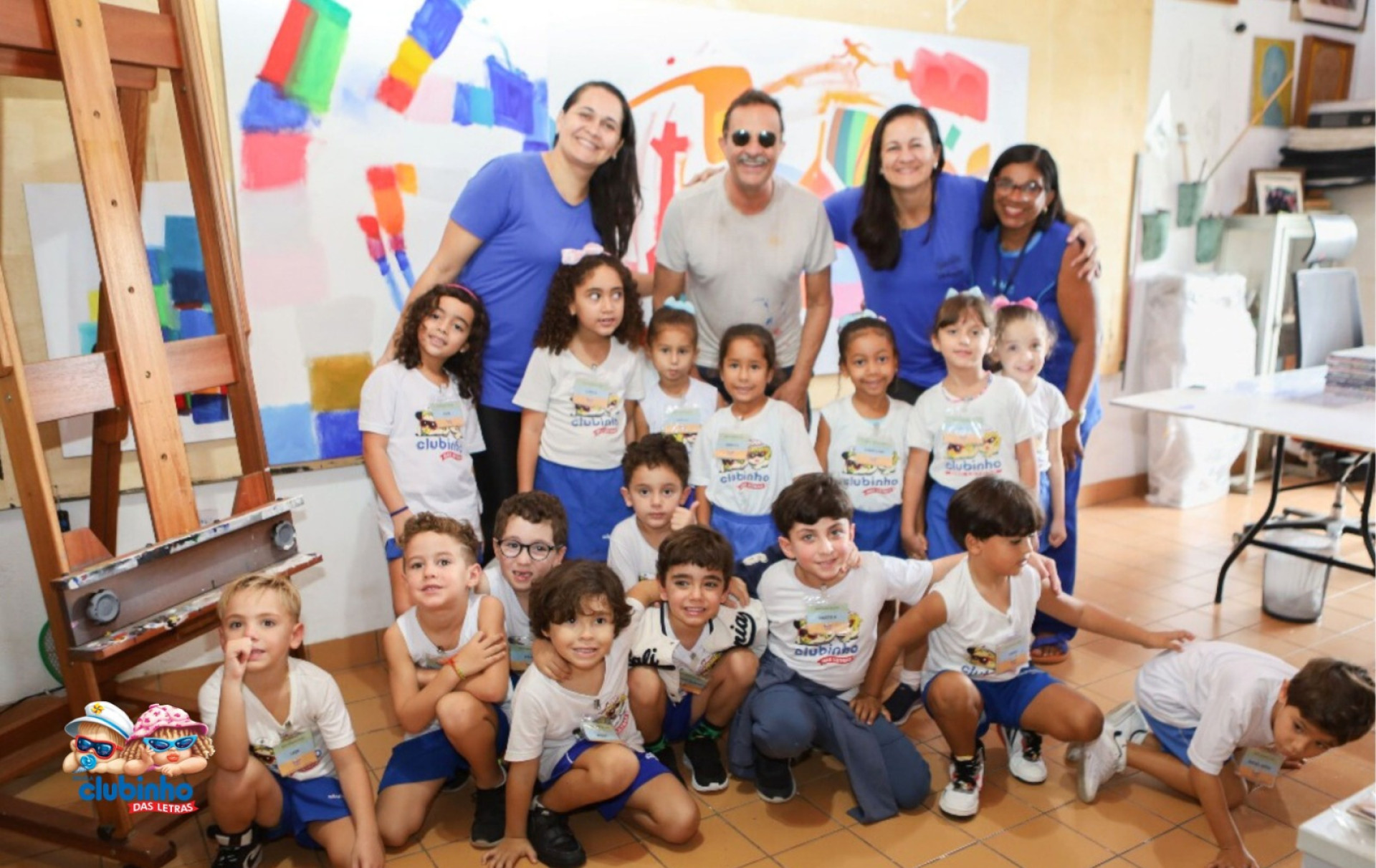 Visita dos estudantes do Grupo 5 ao Ateliê de Bel Borba