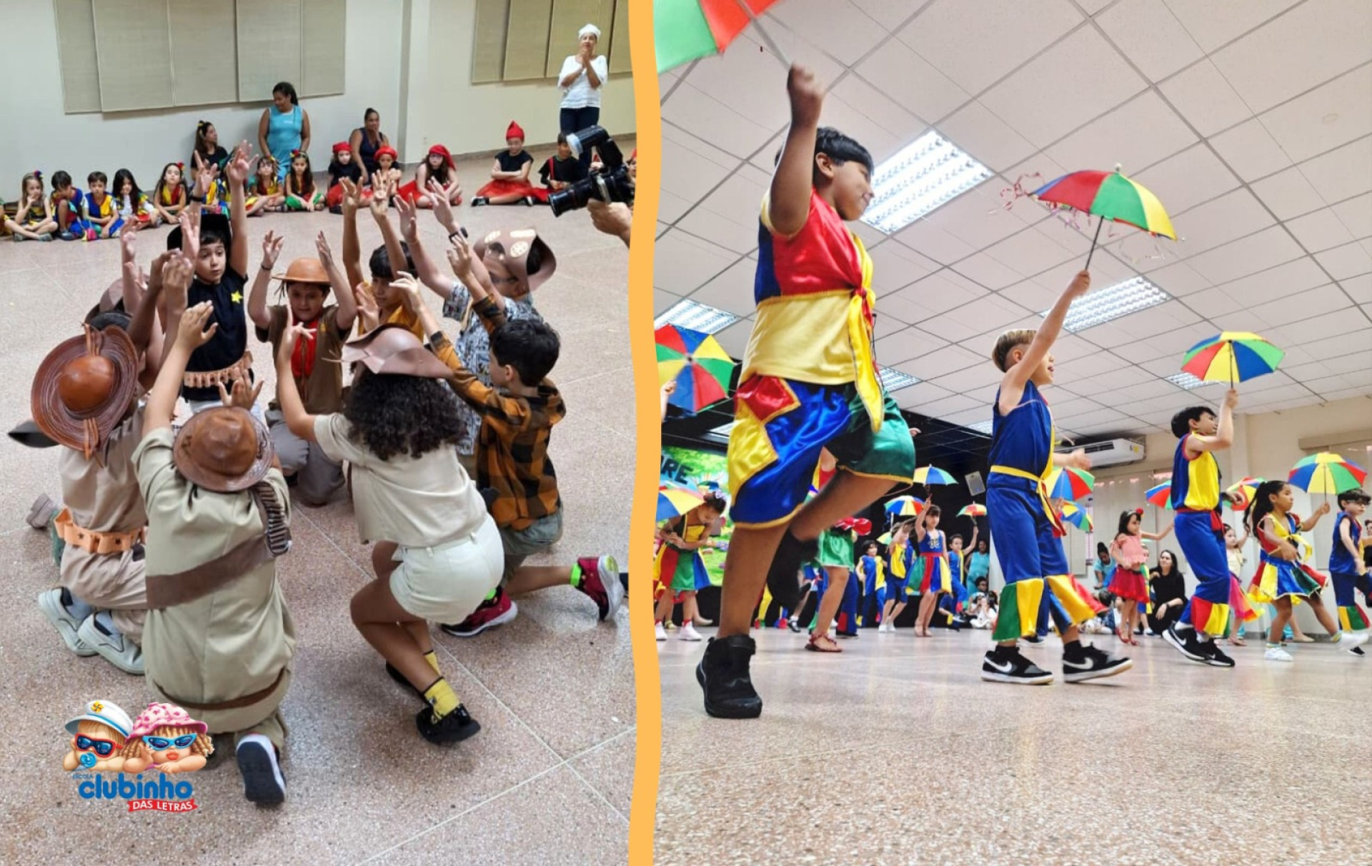 Vivências folclóricas no Clubinho